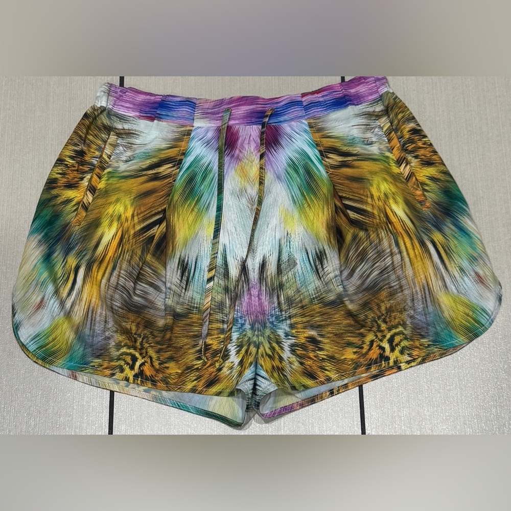Bebe Tiger Jungle Rainbow Shorts -Large